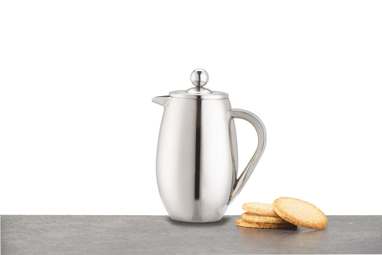 LA CAFETIERE DOUBLE WALLED STAINLESS STEEL 3-CUP CAFETIERE