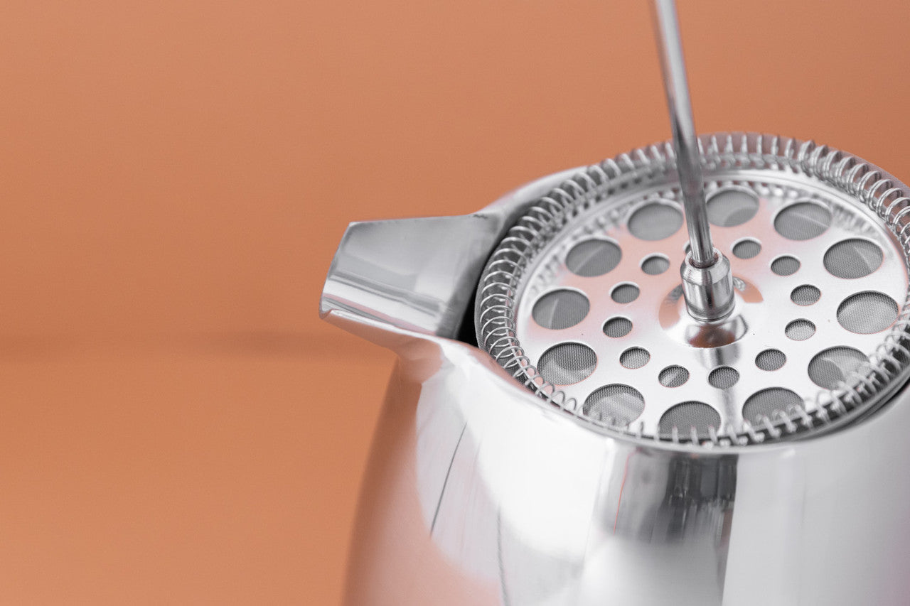 LA CAFETIERE DOUBLE WALLED STAINLESS STEEL 3-CUP CAFETIERE