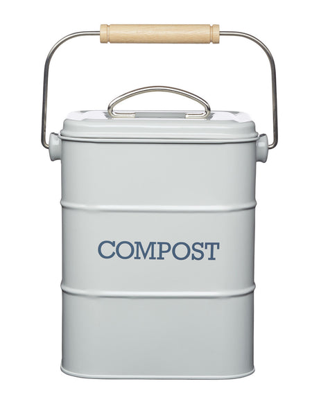 LIVING NOSTALGIA FRENCH GREY COMPOST BIN