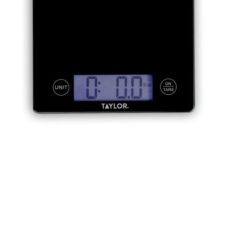 TAYLOR DIGITAL DUAL GLASS KITCHEN SCALES 5KG BLACK