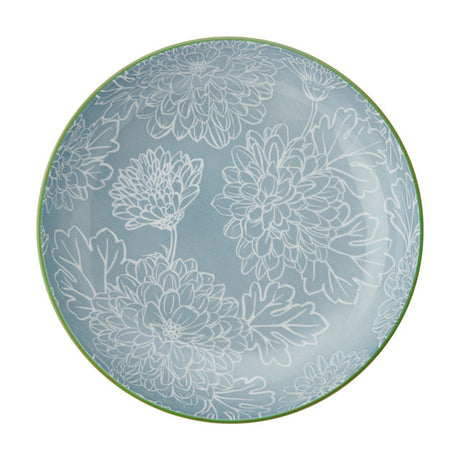 MIKASA LEAF & GEOMETRIC STONEWARE BOWL 21CM