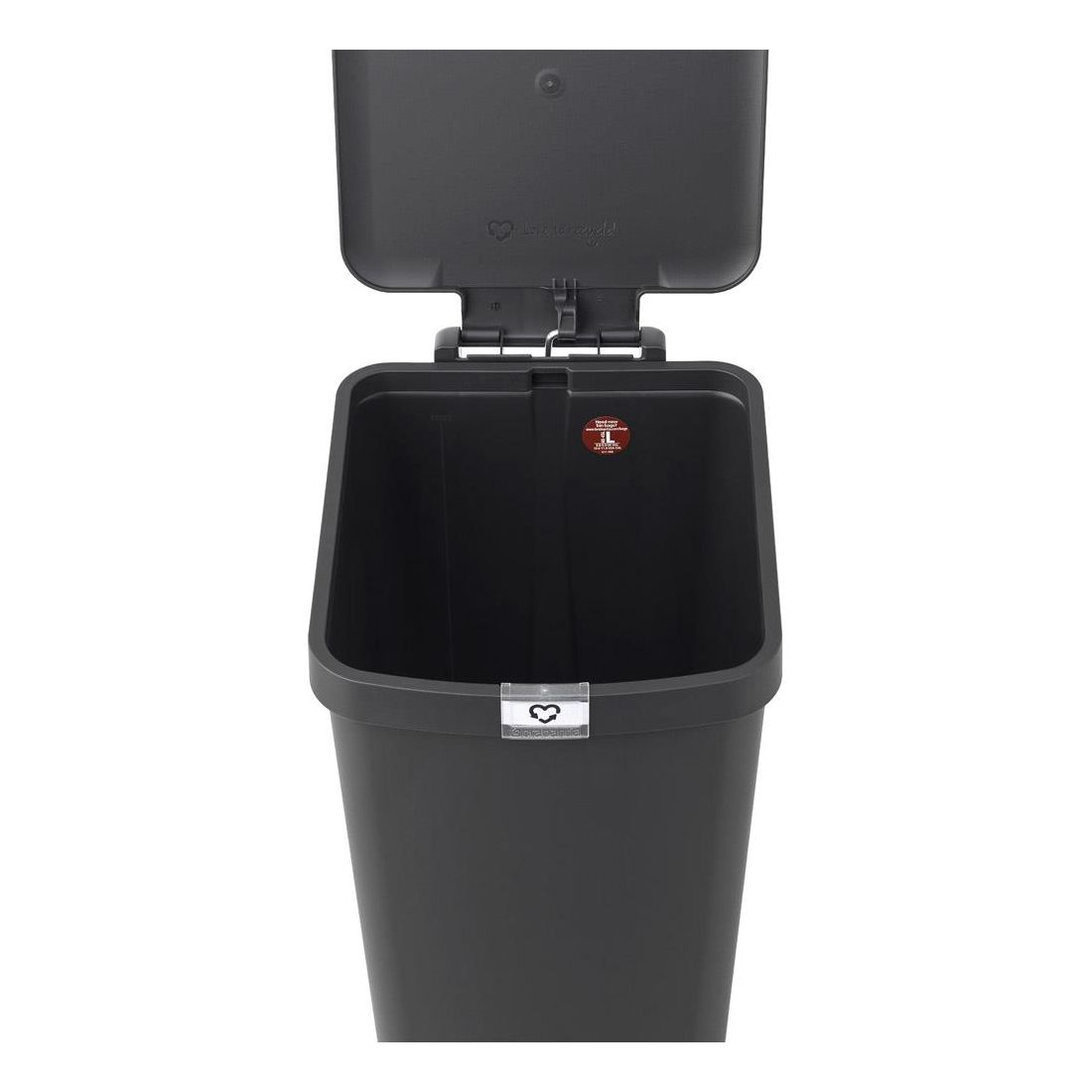 BRABANTIA STEP UP PEDAL BIN 40L DARK GREY