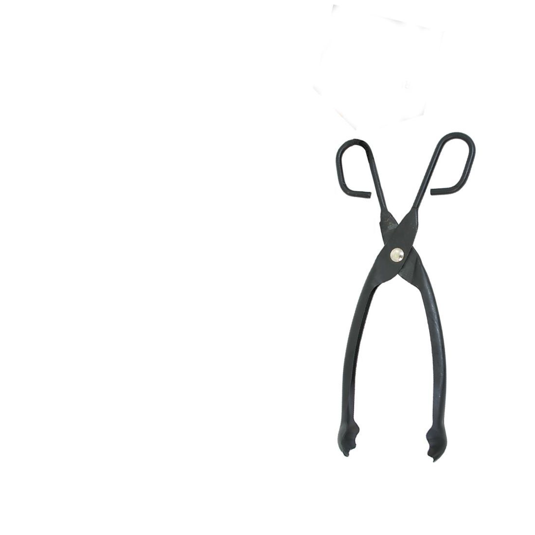 FIRE TONGS 12" BLACK