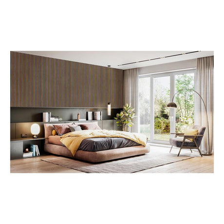 BASIC ACOUSTIC PANEL 2.4M X 600MM OILED OAK