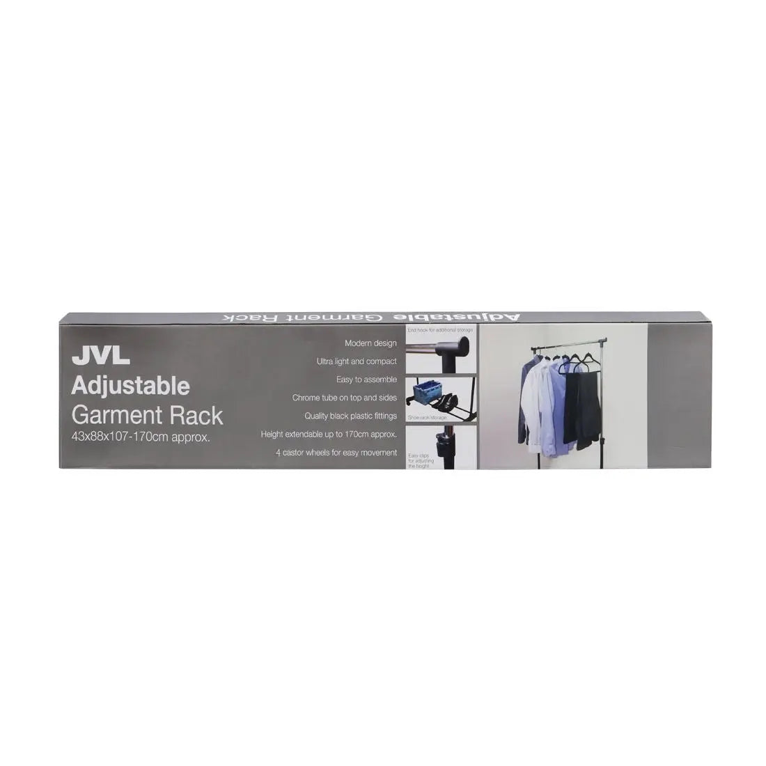 ADJUSTABLE GARMENT RACK