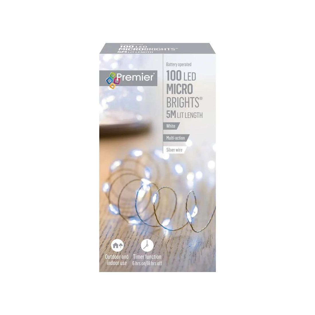 100 LED MICRO BRIGHTS WHITE