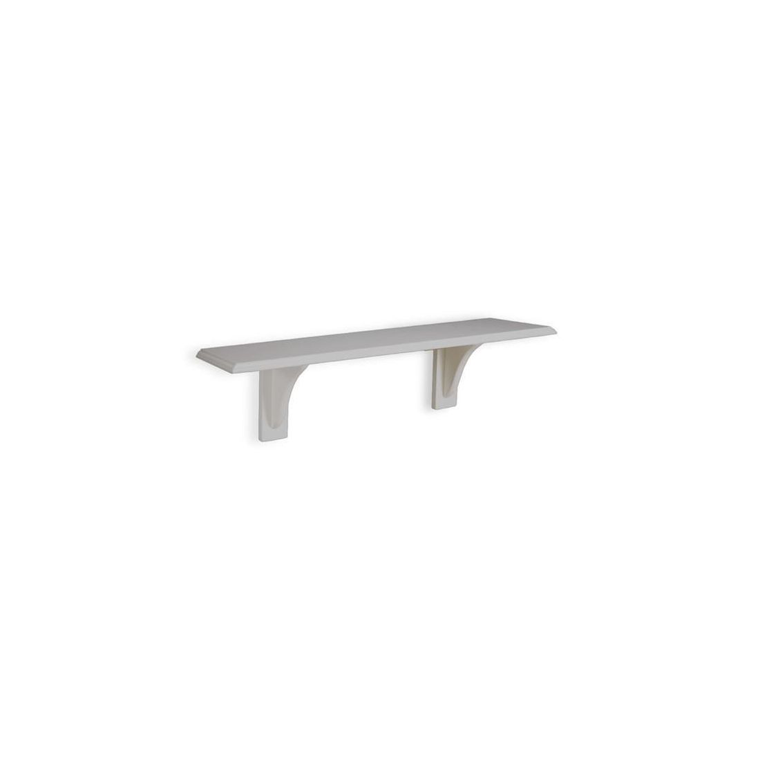STRAIGHT SHELF GREY 600MM X 200MM X 15MM