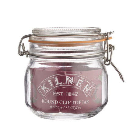 ROUND CLIP TOP JAR 0.5L
