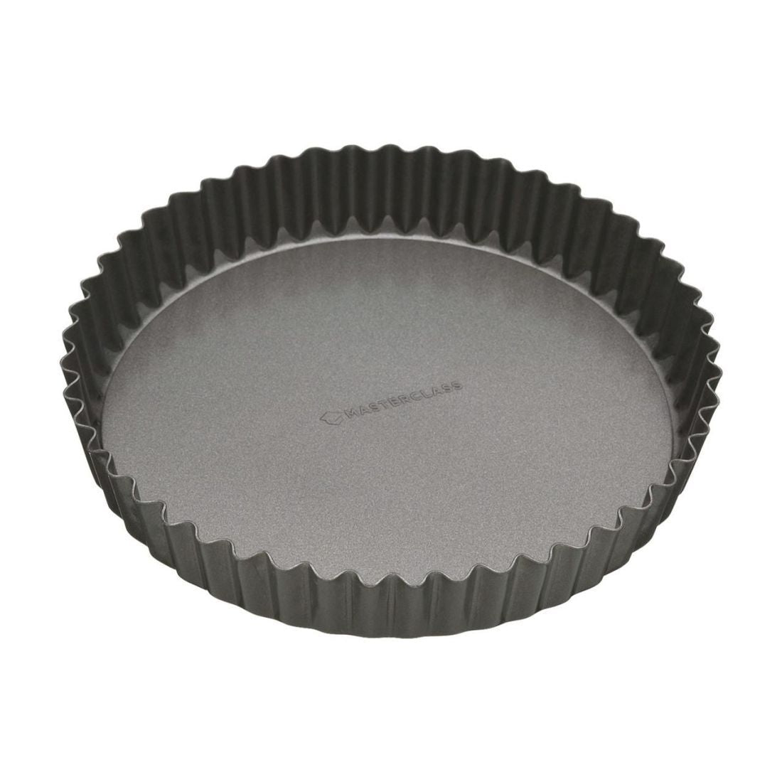 NON-STICK LOOSE BASE FLUTED QUICHE TIN 25CM
