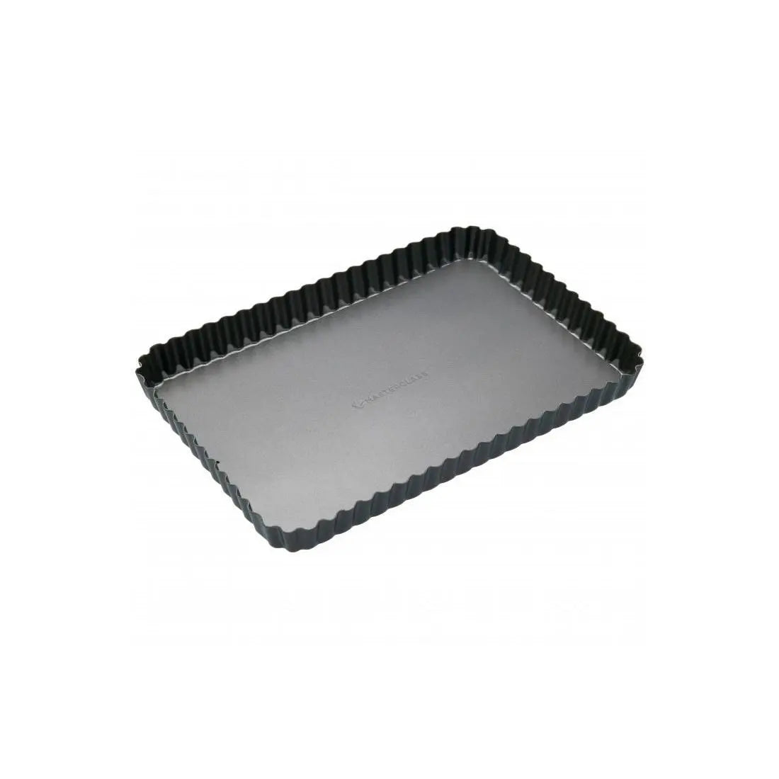 NON-STICK LOOSE BASE FLUTED FLAN TIN 31CM X 21CM