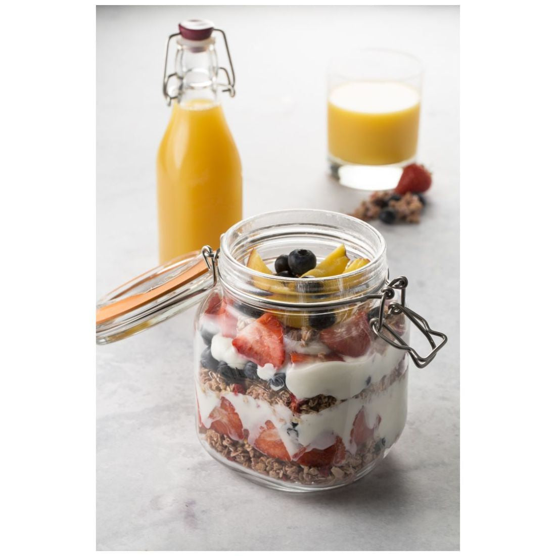 SQUARE CLIP TOP JAR 1L