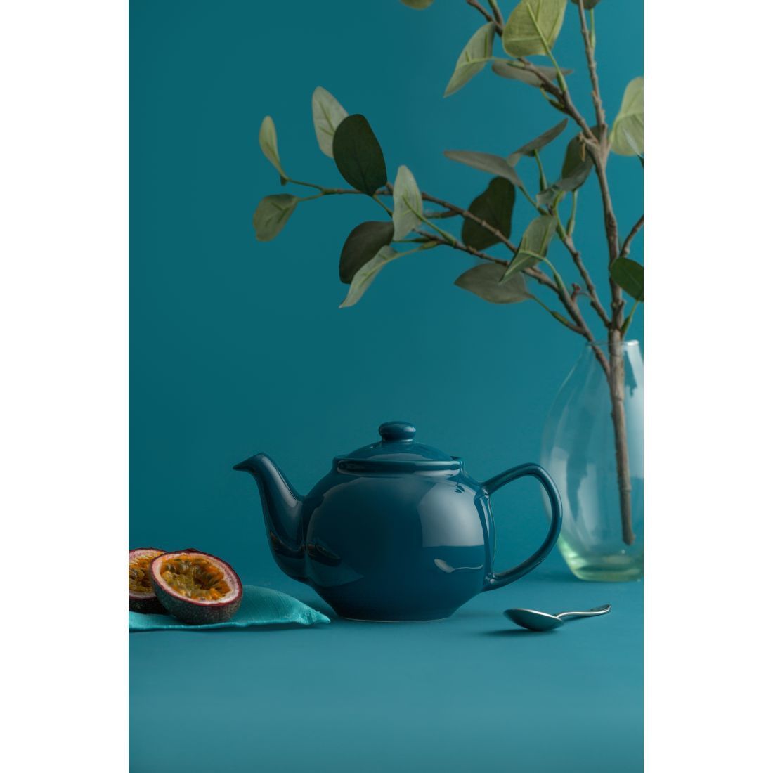 TEAL BLUE 2-CUP TEAPOT