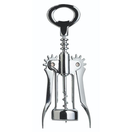 DOUBLE HANDLED CHROME WING CORKSCREW