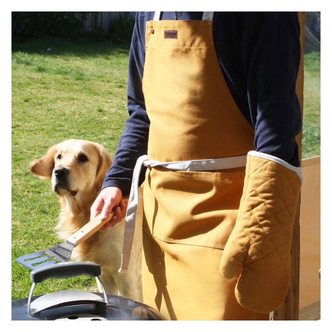 CANVAS APRON HONEY