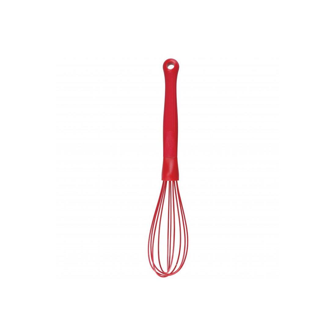 SILICONE WHISK RED