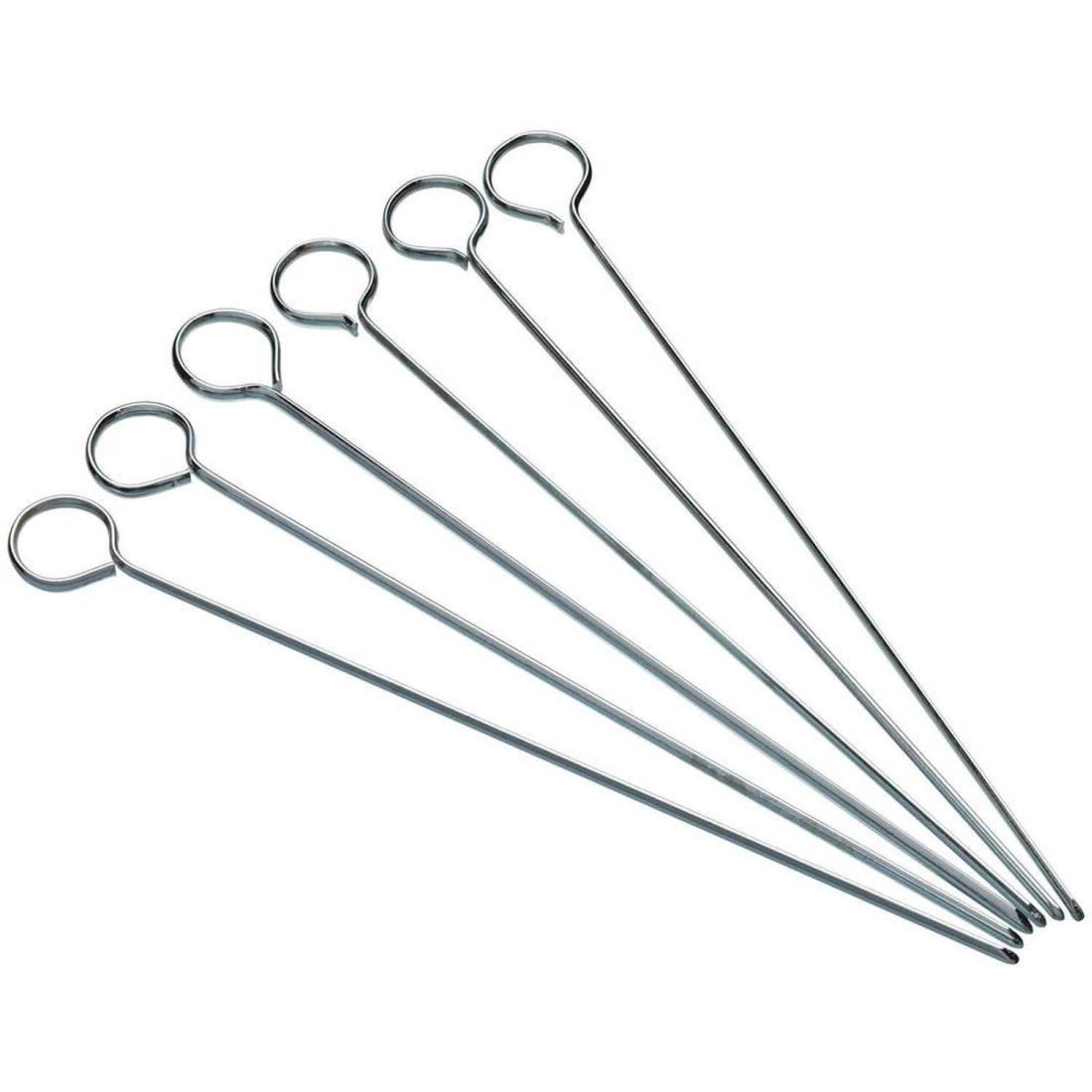FLAT SIDED SKEWERS SET OF SIX 20CM