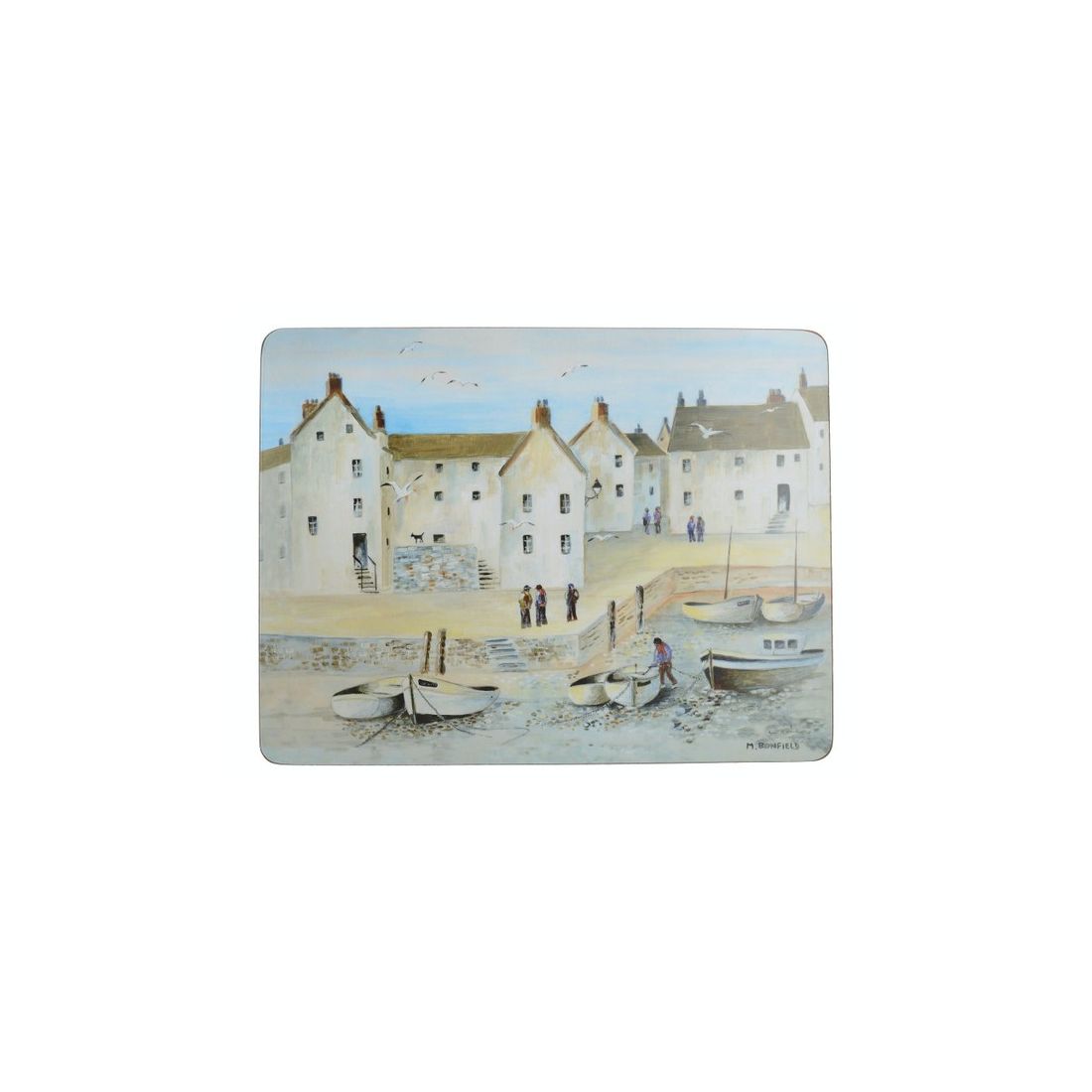 CORNISH HARBOUR PACK OF SIX PREMIUM PLACEMATS