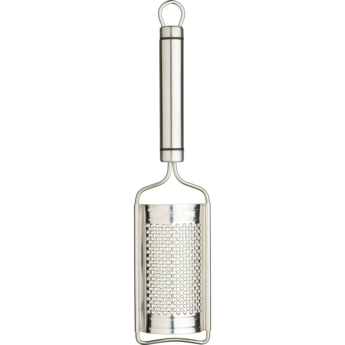 OVAL HANDLED PROFESSIONAL STAINLESS STEEL CURVED GRATER