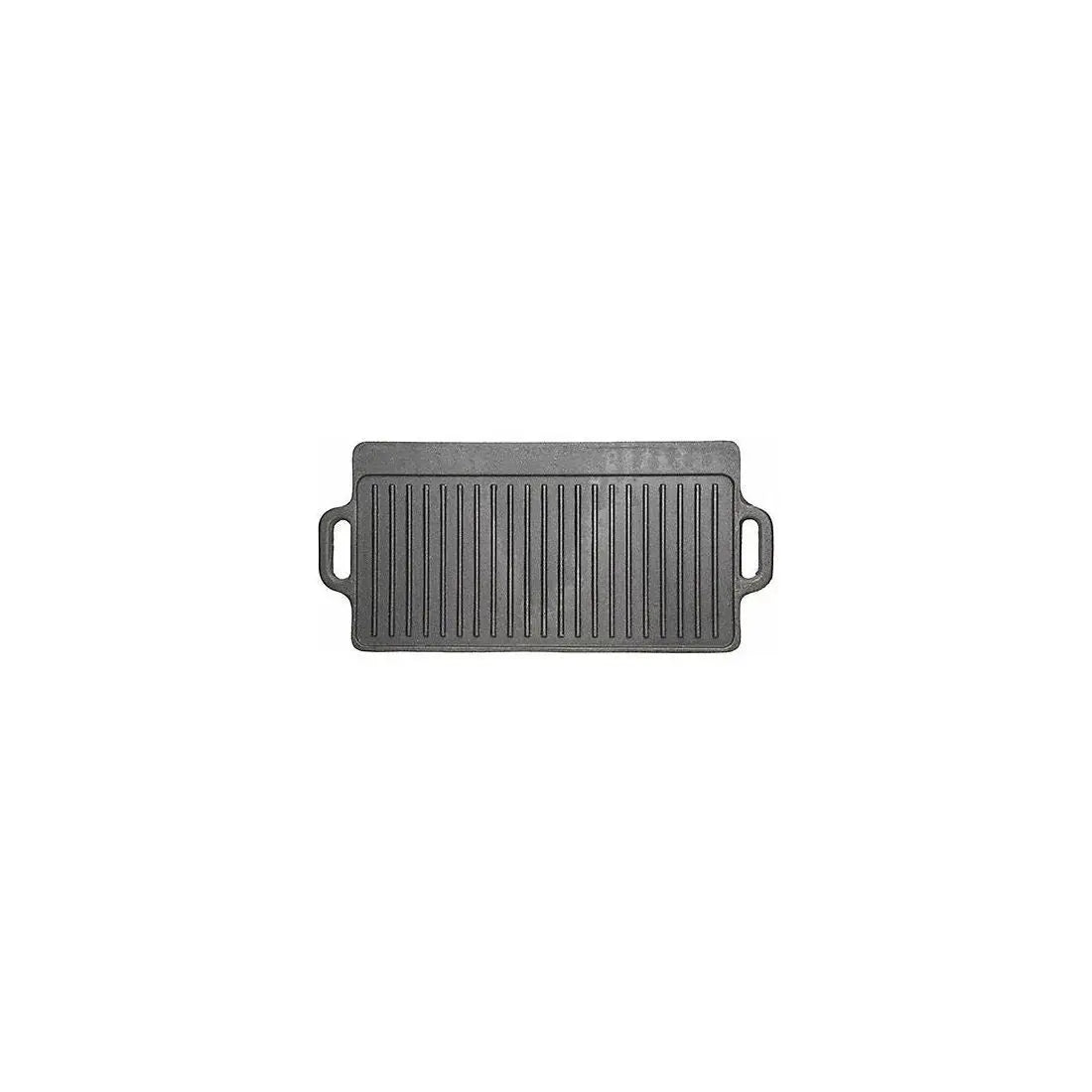 DELUXE CAST IRON GRIDDLE PAN 45CM X 23CM