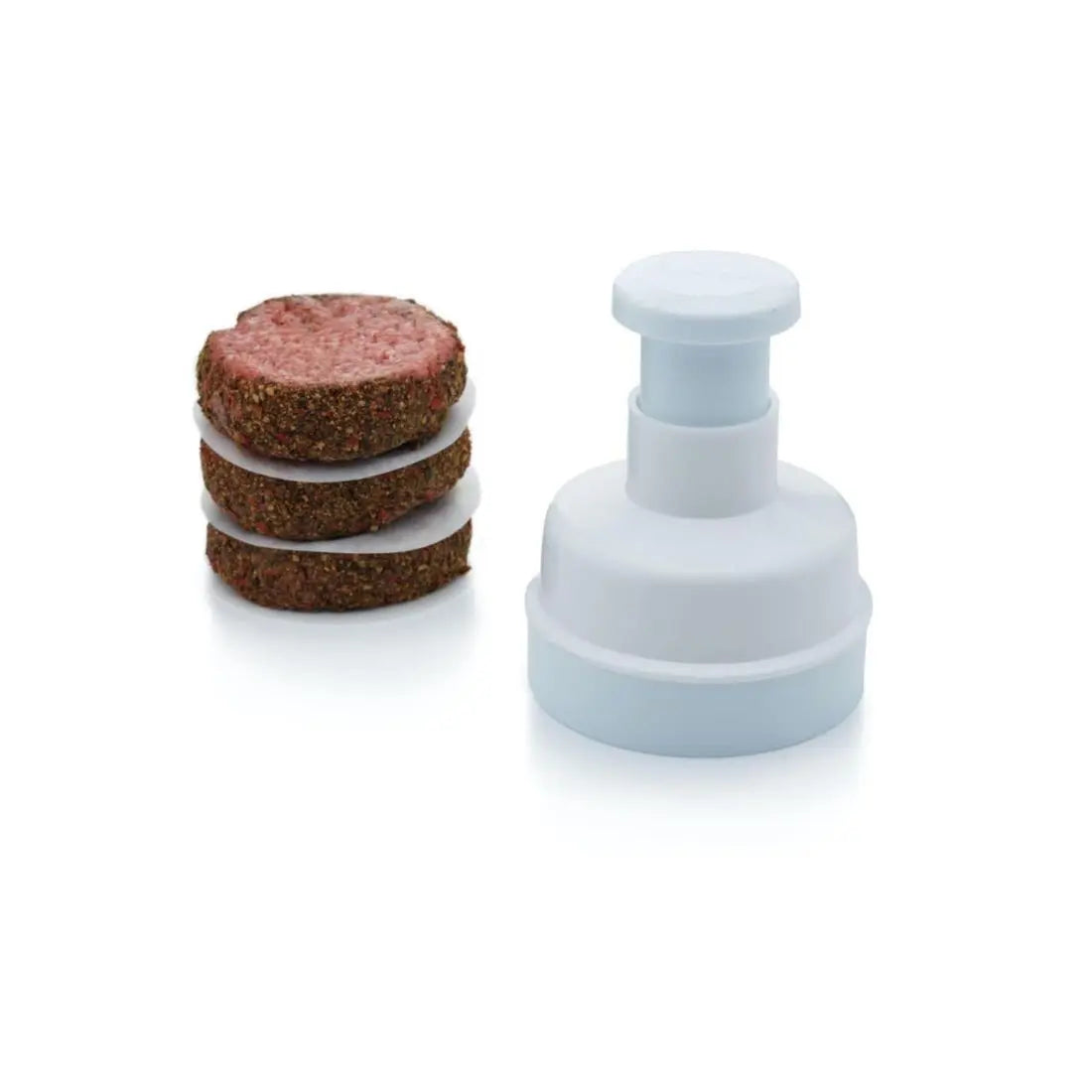 HAMBURGER MAKER WITH 100 WAX DISCS