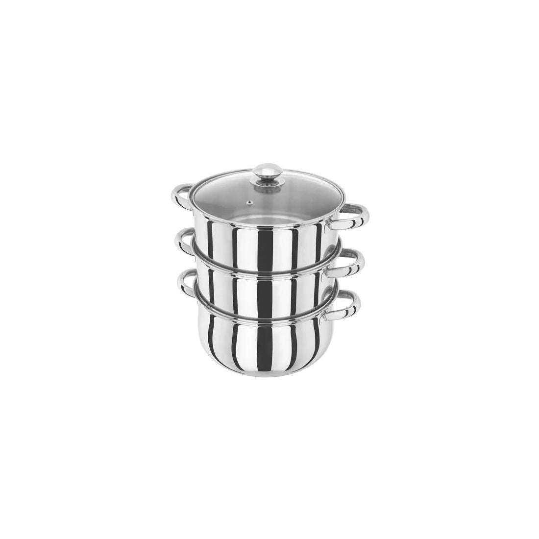 BASICS 3-TIER STEAMER SET 24CM