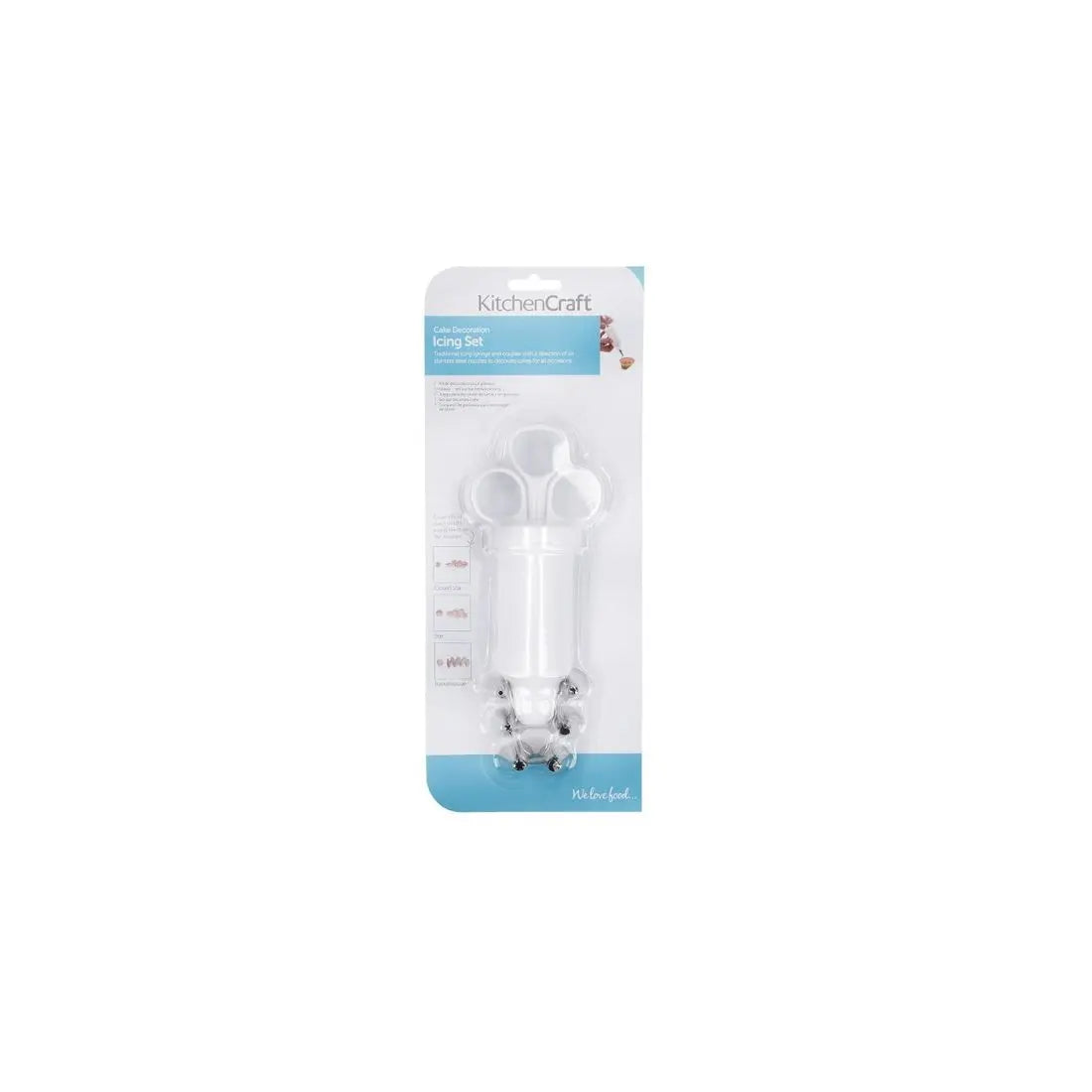 ICING SYRINGE WITH STAINLESS STEEL NOZZLES