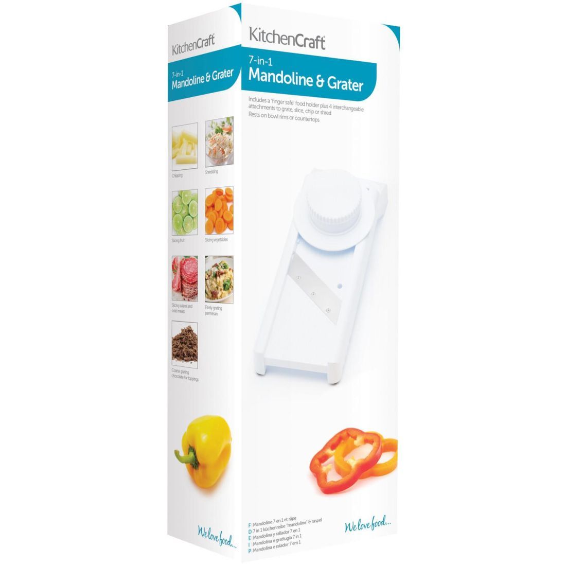 7-IN-1 MANDOLINE & GRATER SET