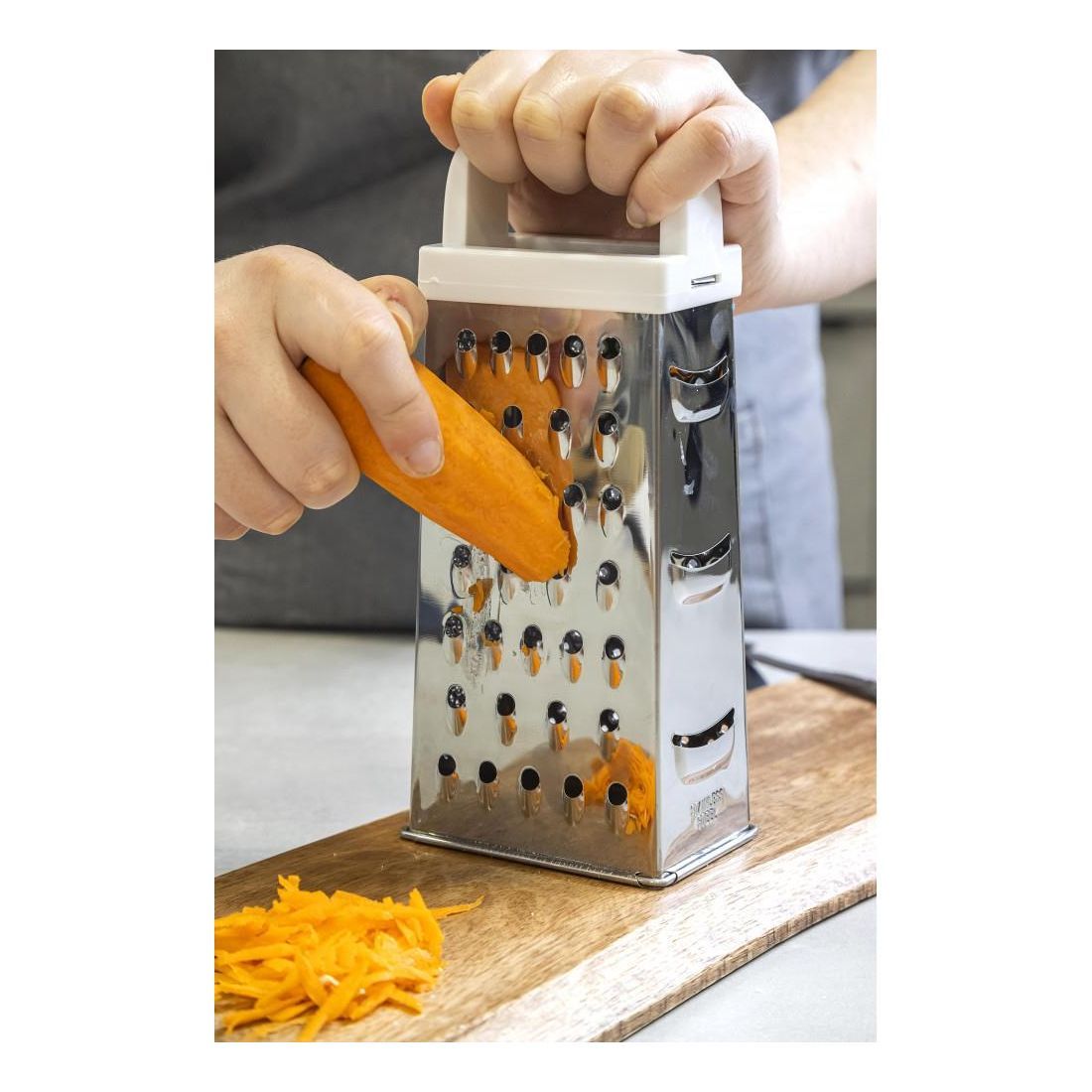 STAINLESS STEEL 20CM FOUR SIDED BOX GRATER