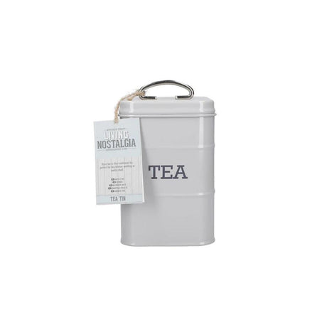 TEA CANNISTER FRENCH GREY