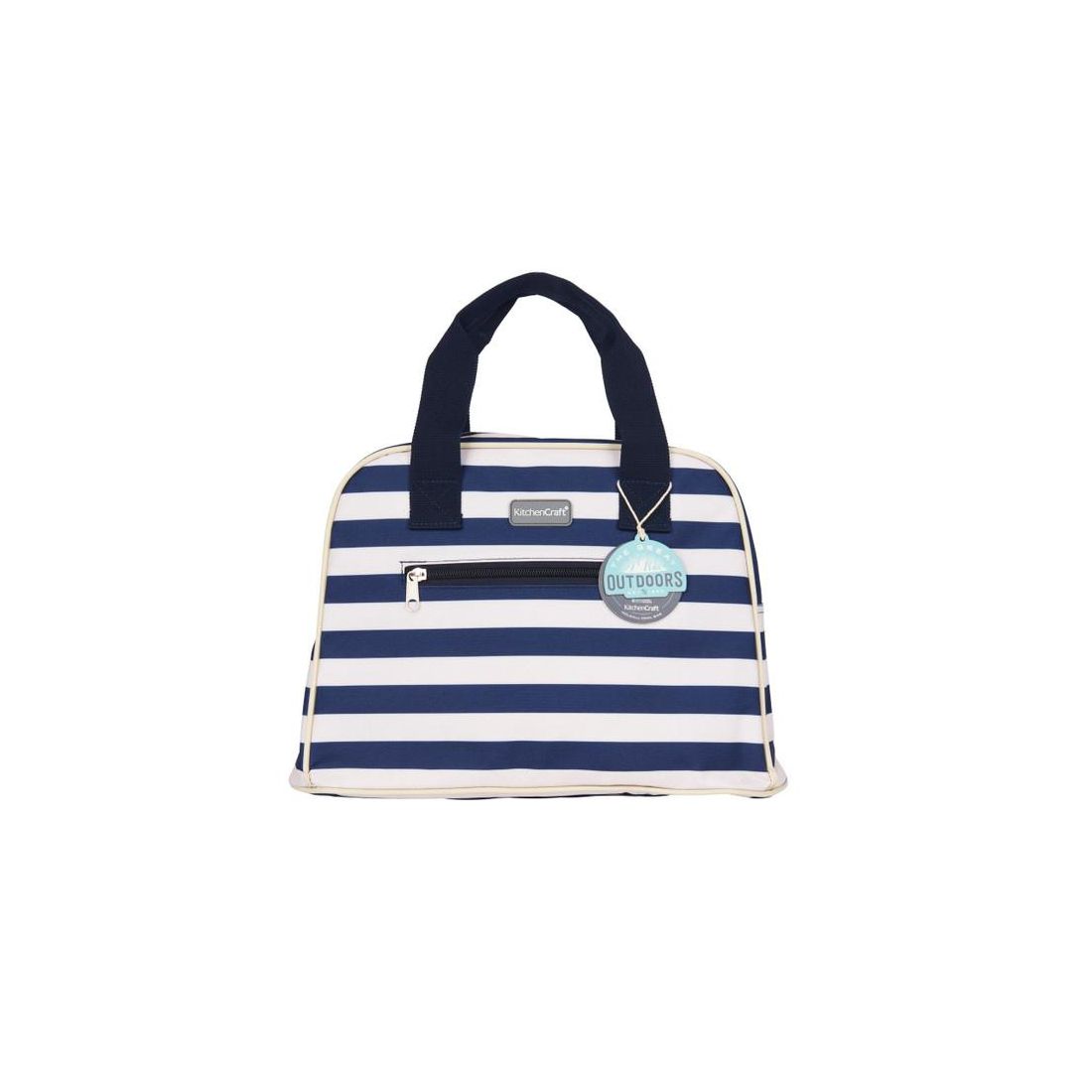 LULWORTH 11.5L BLUE STRIPE HOLDALL STYLE COOL BAG