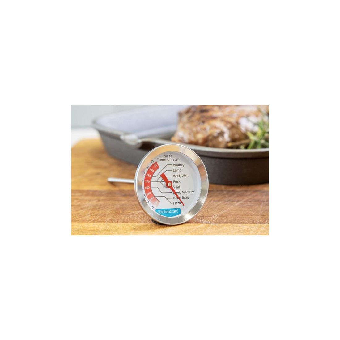 STAINLESS STEEL MEAT THERMOMETER