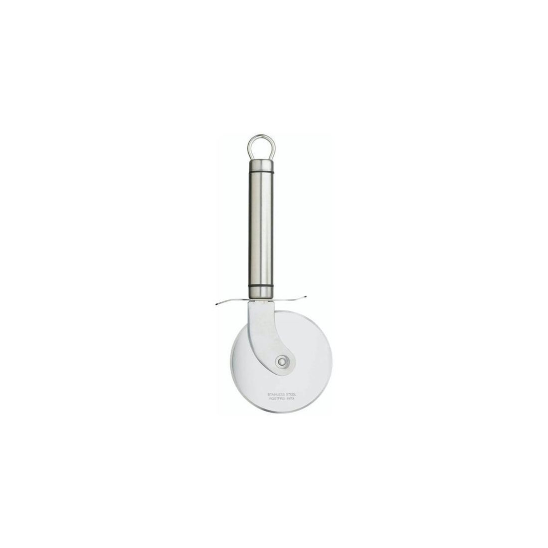 OVAL HANDLED PROFESSIONAL STAINLESS STEEL PIZZA CUTTER