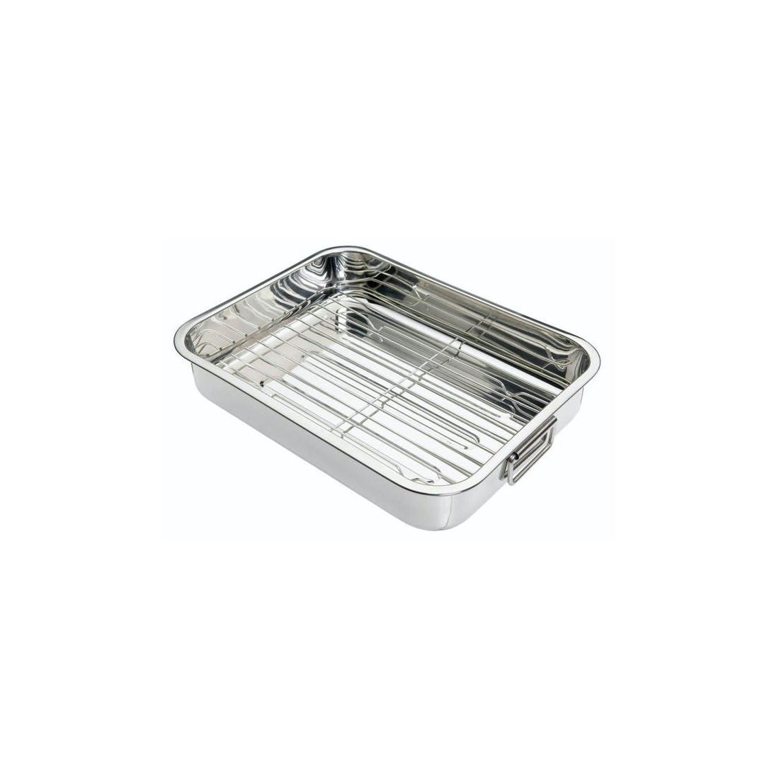 STAINLESS STEEL 38CM X 27.5CM ROASTING PAN