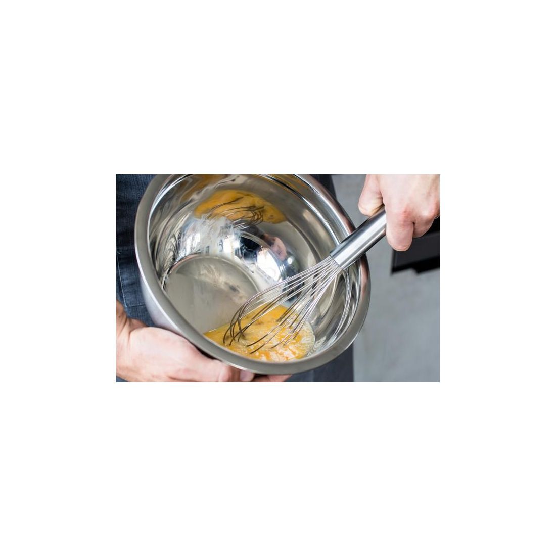 STAINLESS STEEL ELEVEN WIRE 30CM BALLON WHISK