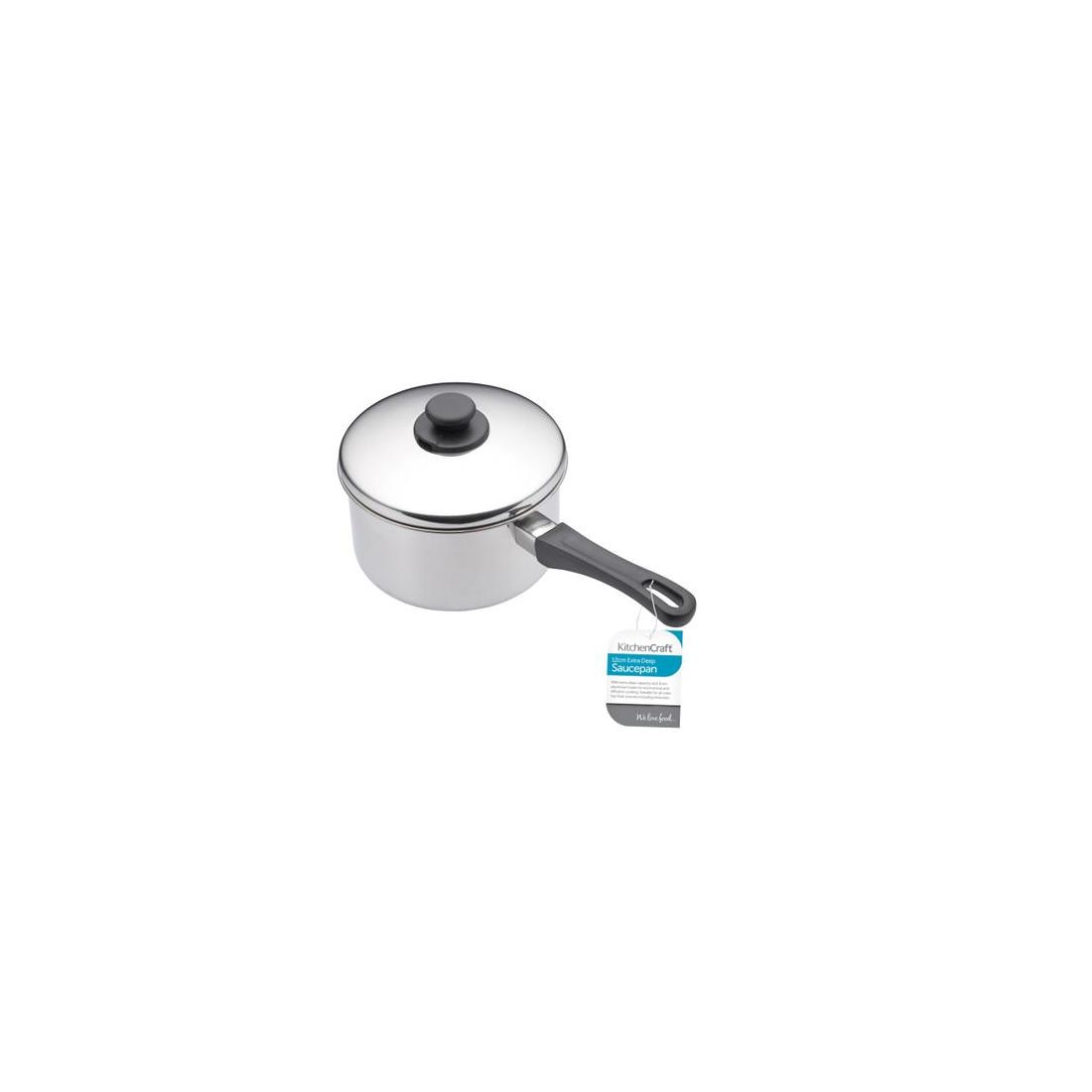 STAINLESS STEEL EXTRA DEEP SAUCEPAN 12CM