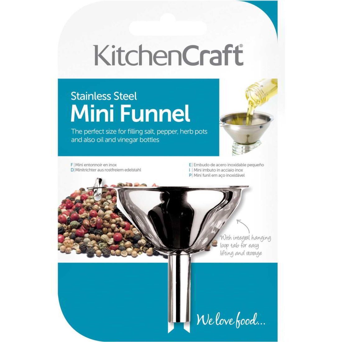 STAINLESS STEEL MINI FUNNEL 5.5CM