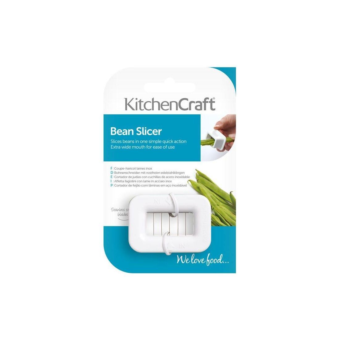 TRADITIONAL WIDE MOUTH BEAN SLICER