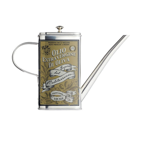 WORLD OF FLAVOURS ITALIAN STAINLESS STEEL OIL CAN DRIZZLER
