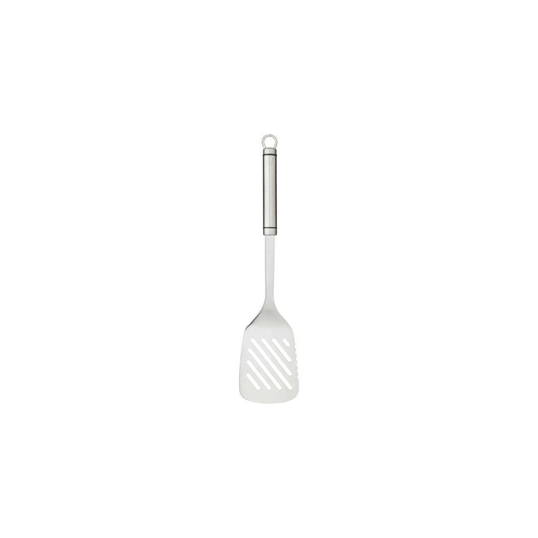 OVAL HANDLED STAINLESS STEEL SLOTTED TURNER