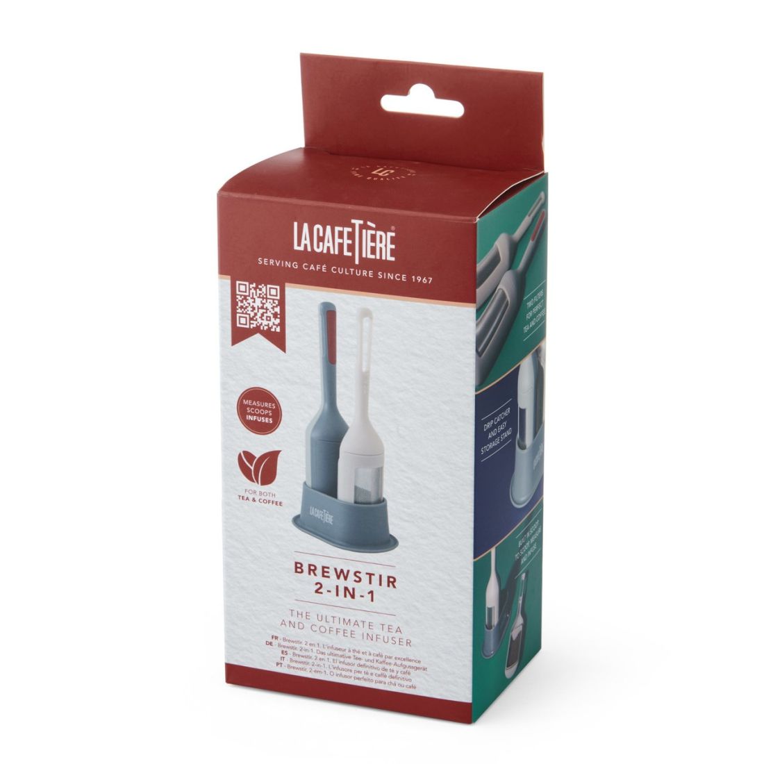 BREWSTIR 2-IN-1 TEA & COFFEE WITH STAND