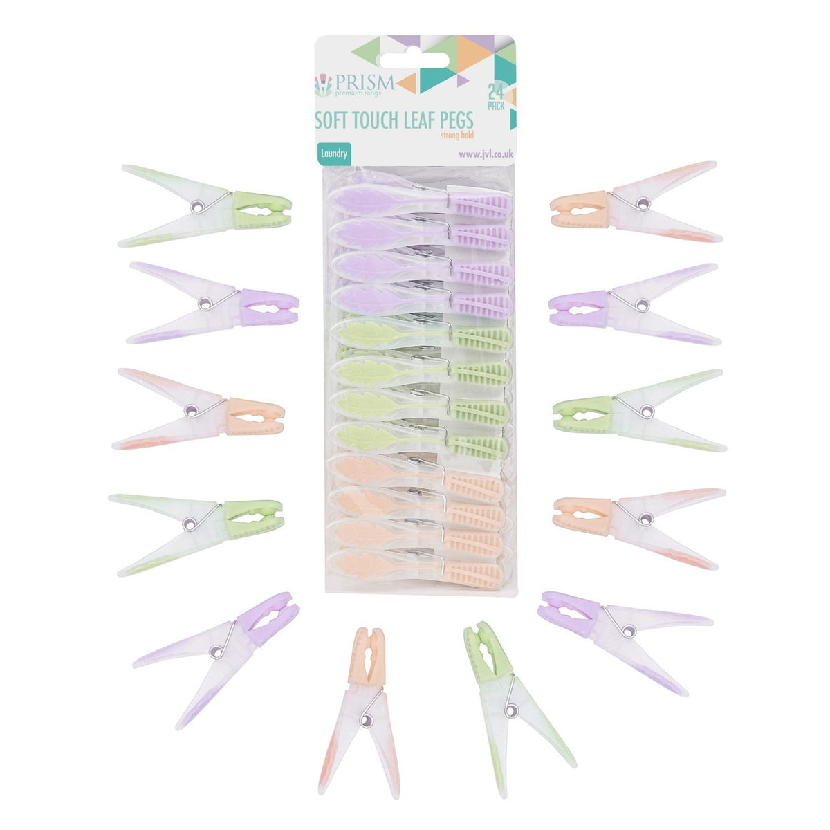 24PK SOFT TOUCH PEGS