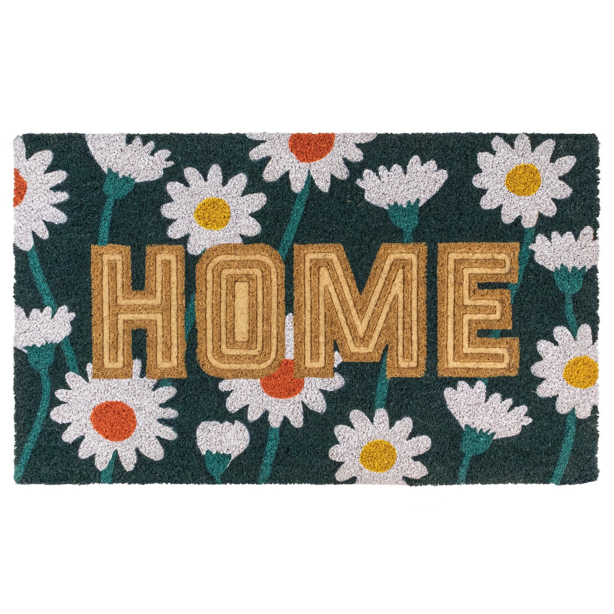 COIR MAT DAISY 45 X 75