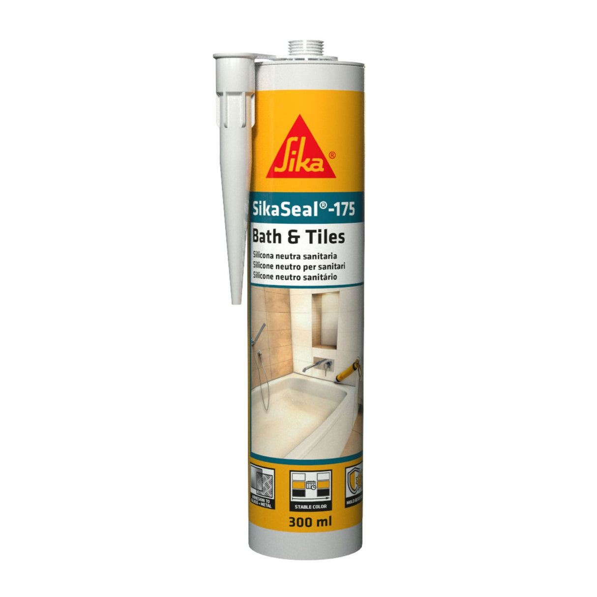 SIKA SEAL SANITARY SILICONE TRANSPARENT 300ML