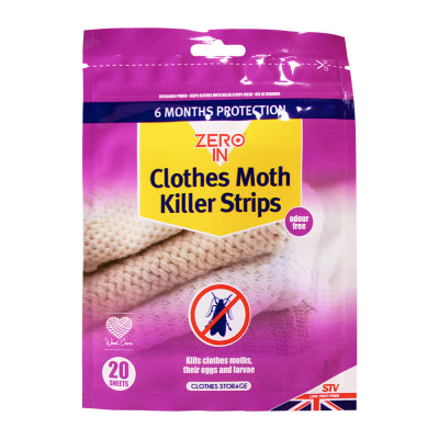 ZERO IN CLOTHES MOTH KILLER STRIPS