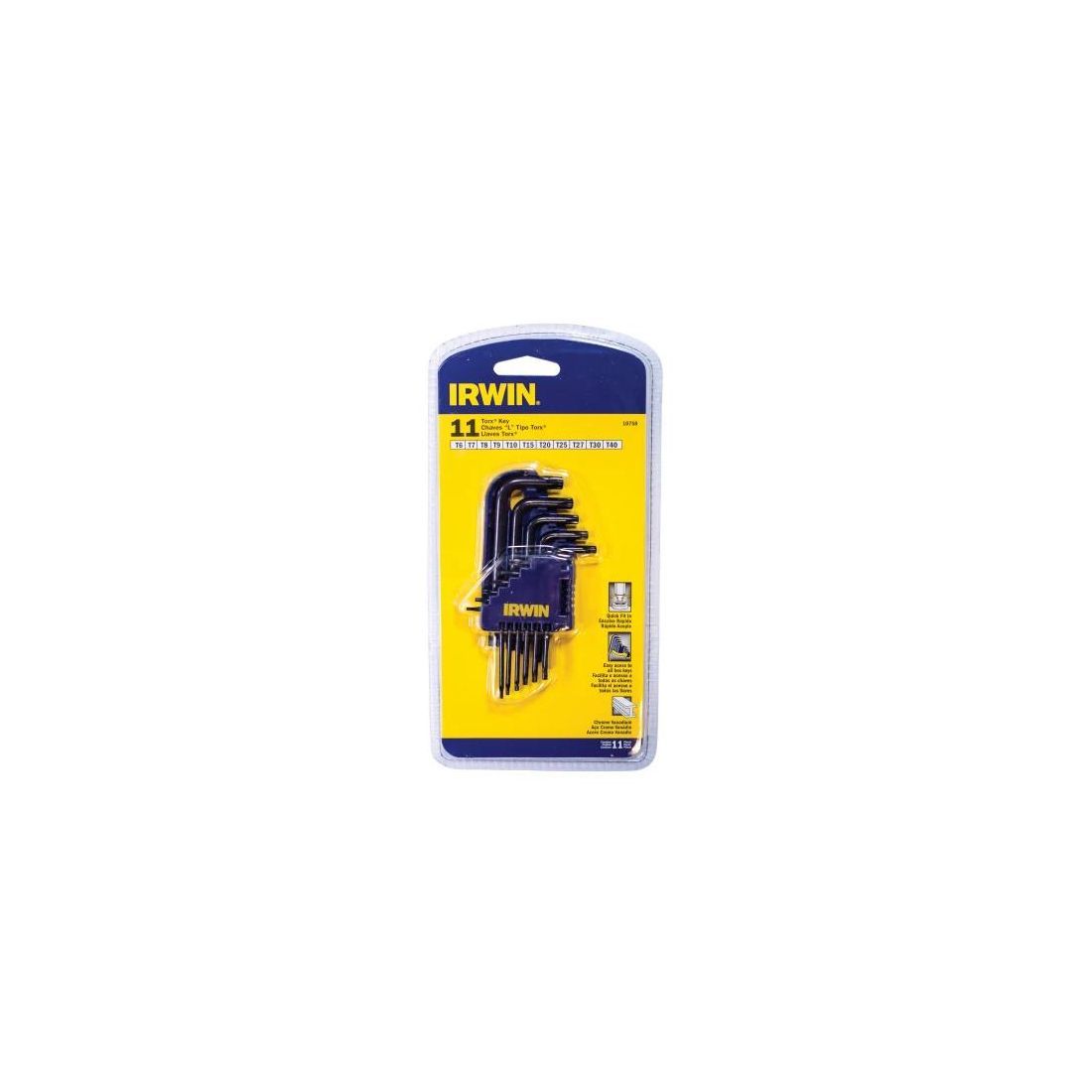 IRWIN T10758 SHORT ARM TORX KEY SET 11 PIECE