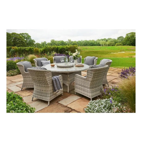 EDEN ROSE 8-SEATER OVAL RATTAN DINING SET