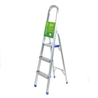 MOY STEP LADDER ALUMINIUM 3-STEP 150KG
