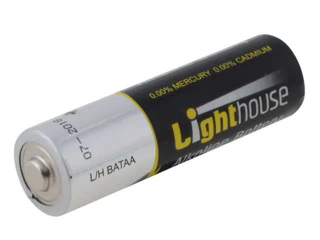 LIGHTHOUSE AA ALKALINE BATTERIES 4 PACK