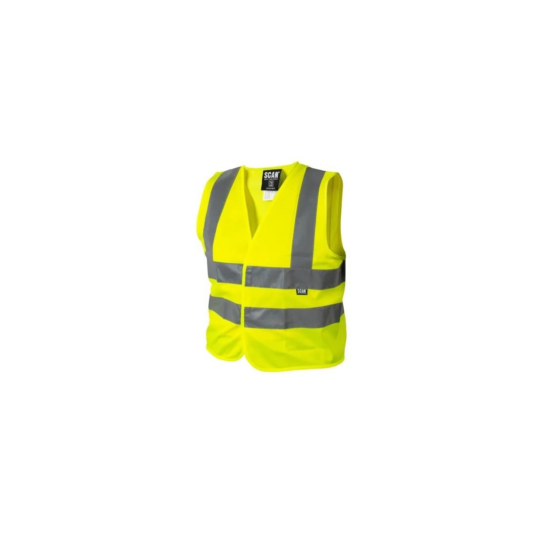 SCAN CHILDS HI-VIS WAISTCOAT YELLOW SIZE 10-13
