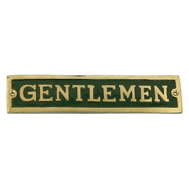 GENTLEMEN SIGN